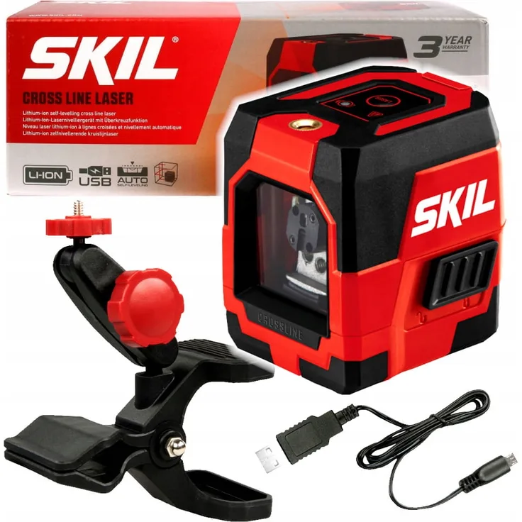 SKIL 1910 AA Kreuzlinienlaser (rot) 15m