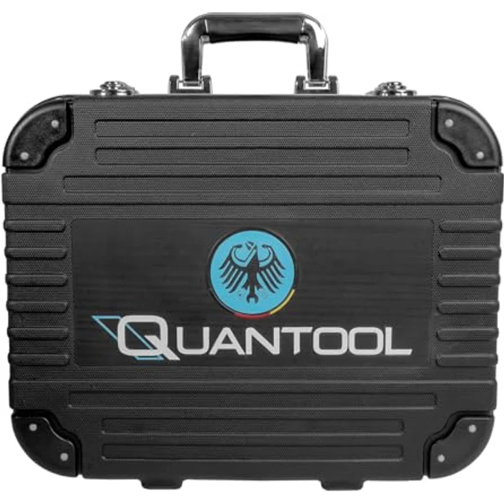 Mannesmann Quantool Q25120, Werkzeugkoffer mit 120 Teilen aus CrV- und S2-Stahl, robuster Aluminium-Koffer, durchdachte Anordnung für einfachen Zugriff – Bild 2