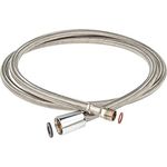 tecuro Küchen Ersatz Brauseschlauch M15/1 x 1/2 Konusmutter x 150 cm - Edelstahl, Duschschlauch mit Edelstahl-Umflechtung - 150 cm Länge, für handelsübliche Armaturen geeignet - Preisvergleich