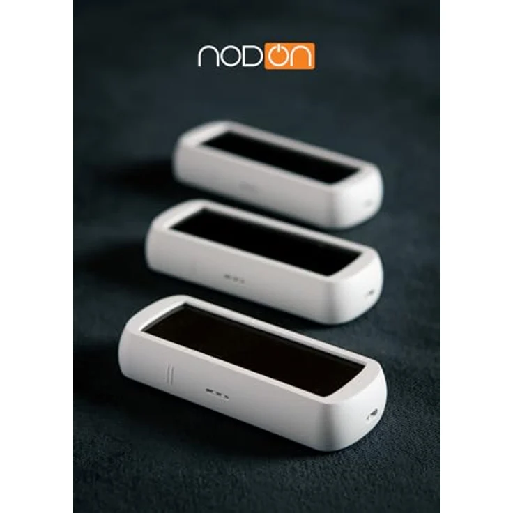 NodOn NO-STPH-4-1-01 Thermometer + Hygrometer, Zigbee kompatibel, weiß, mit Umgebungslichtenergie und automatischer Datenübertragung alle 100 Sekunden – Bild 4