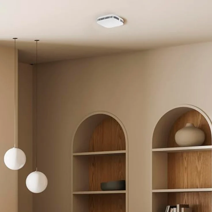 Smartwares Interkonnektierbarer Rauchmelder 2er-Pack - 5-Jahres-Batterie, Optischer Sensor, Leuchtanzeige - FSM-11652 – Bild 2