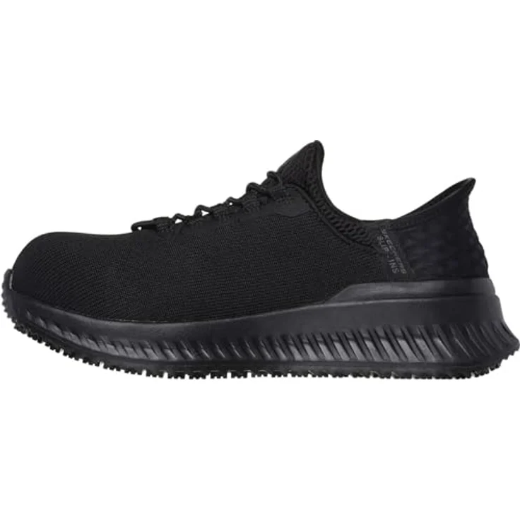Skechers TILIDO-OMBRAY Damen S1P Sneaker Sicherheitsschuh, Größe 40, Schwarz – Bild 4