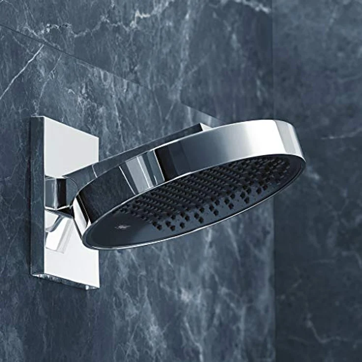 hansgrohe Duschbrause Rainfinity 1jet Kopfbrause mit Brausearm Chrom (1 Strahlarten, 19 l/min) – Bild 5