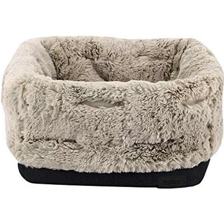 Nobby Komfortbett/-tasche ENDA, schwarz/beige 45 x 45 x 40/20 cm, 1 Stück