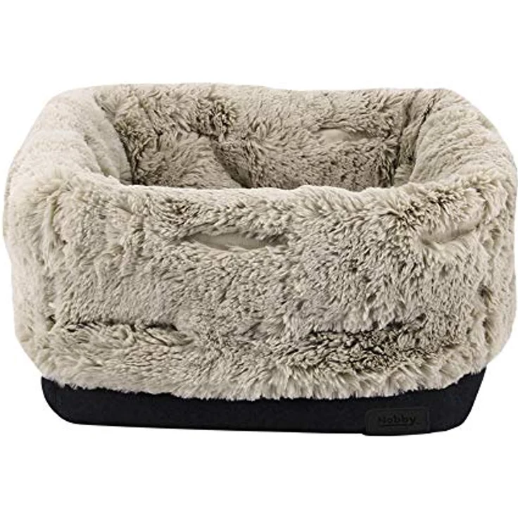 Nobby Komfortbett/-tasche ENDA, schwarz/beige 45 x 45 x 40/20 cm, 1 Stück