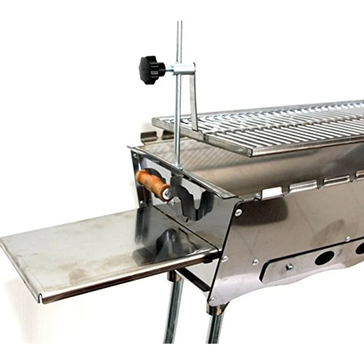 Mangal Edelstahl ideal 2 mm rostfrei Schaschlik Grill BBQ, Holzkohlegrill – Bild 5