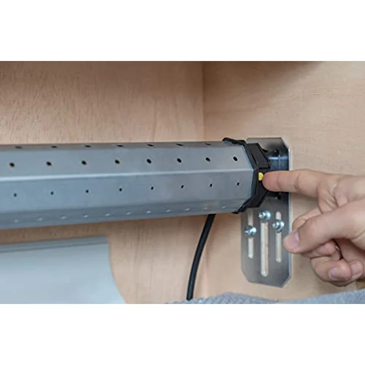 Schellenberg 20720 Maxi Plus Rolladenmotor, 20 Nm, elektronische Endlageneinstellung, für 60 mm Welle, Komplettset inkl. Wandlager für Flächen bis 8,5 m² – Bild 5