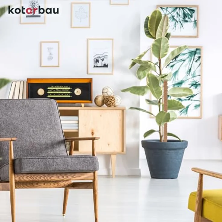 KOTARBAU® 2er Set Moosstab für Monstera, Kokos Natural, ⌀ 3,2 x 80 cm, Rankhilfe für Pflanzen, stabil und dekorativ – Bild 2