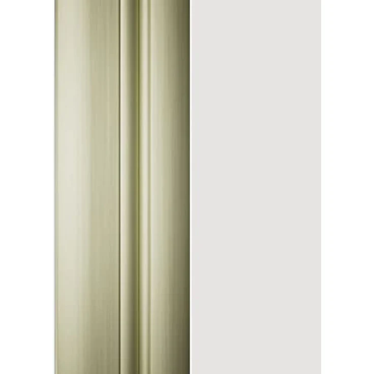 Schulte Badewannenfaltwand Komfort, 5 mm Sicherheitsglas, 80x140 cm, pendelbar, Klar, Goldoptik – Bild 4