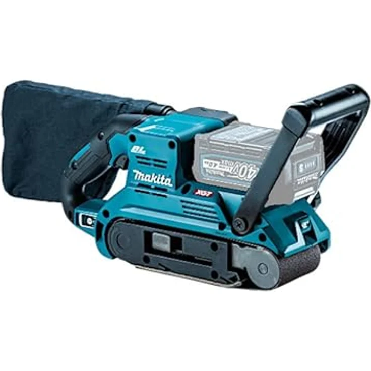 Makita BS001GZ Akku-Bandschleifer, bürstenlos mit winkelverstellbarem Griff, ohne Akku und Ladegerät – Bild 1