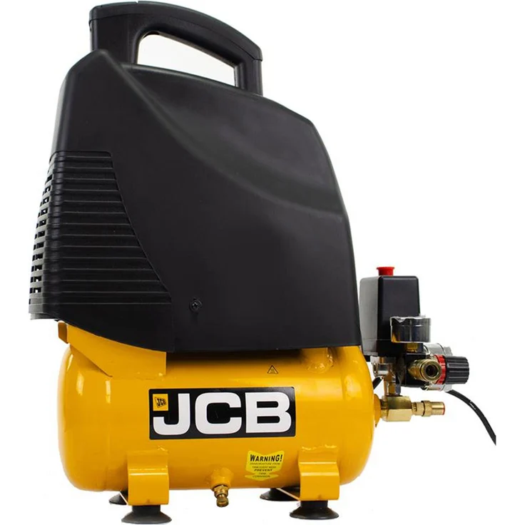 JCB Druckluft Kompressor AC6, ölfrei, 6 Liter Kessel, 8 bar, 161 l/min, kompakt und handlich