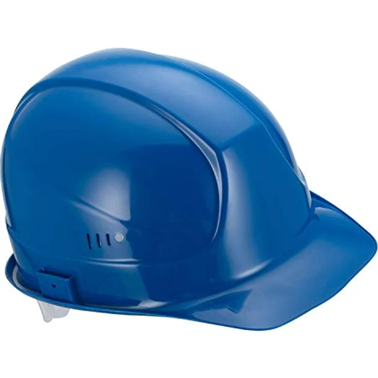 Uvex Superboss Schutzhelm - Belüfteter Arbeitshelm für die Baustelle - Blau Blau – Bild 2