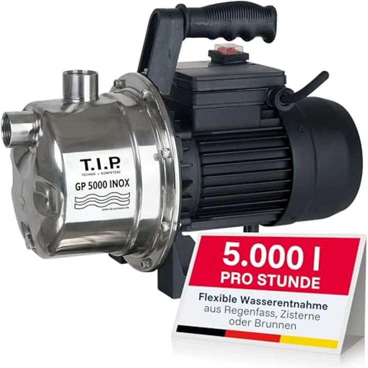 T.I.P. 31372 Edelstahl GP 5000 INOX, bis 5.000 l-h Fördermenge – Bild 2
