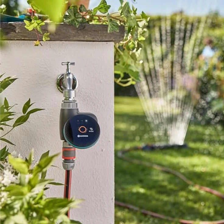 Gardena smart Water Control Set, Bewässerungssteuerung mit datengestützter Automatisierung und Smart Home Integration, Hochwertige Ventiltechnik (19043-20) – Bild 3