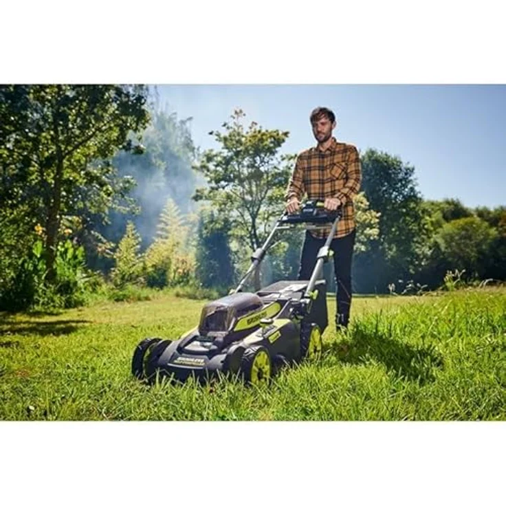 Ryobi RY36LMX51A-160 36 V - mit Akku und Ladegerät - Akku-Rasenmäher, 51 cm Schnittbreite, 70 l Fangkorbvolumen – Bild 2