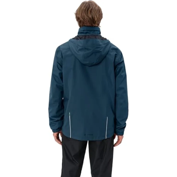 Vaude Escape Bike Light Jacket, wasserdichte Velojacke für Herren in Blau, Größe M – Bild 4