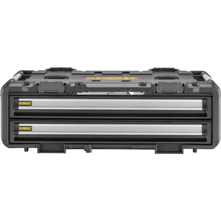 Dewalt ToughSystem dxl Modul mit zwei Schubladen, robuster Kunststoff-Korpus, kompatibel mit ToughSystem 1.0 und 2.0