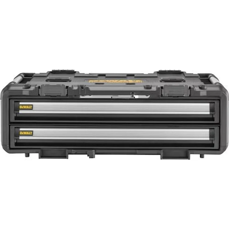 Dewalt ToughSystem dxl Modul mit zwei Schubladen, robuster Kunststoff-Korpus, kompatibel mit ToughSystem 1.0 und 2.0