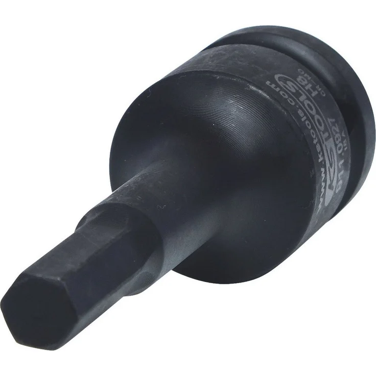 KS Tools Bit- und Steckschlüsselset 1/2" Innensechskant 8 mm, lange Ausführung, phosphatiert, Chrom-Molybdän