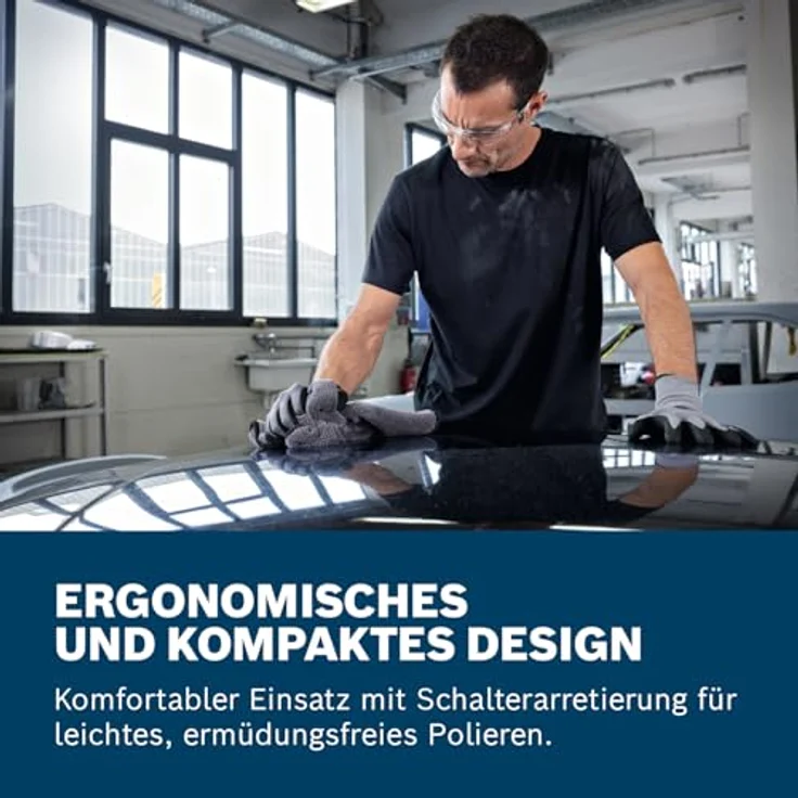 Bosch Professional GPX 12V-125, Akku Exzenterpoliermaschine mit 125-mm-Polierteller und bürstenlosem Motor, Kompakt und ergonomisch – Bild 5
