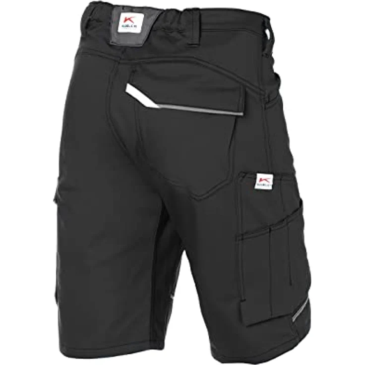 KÜBLER Workwear KÜBLER ICONIQ Arbeitsshorts, schwarz/anthrazit, Größe 52 – Bild 2