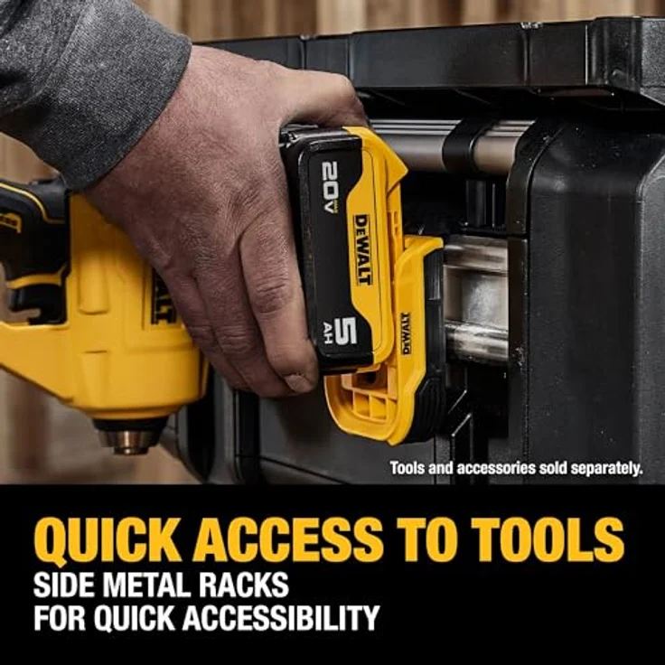 Dewalt ToughSystem dxl Modul mit zwei Schubladen, robuster Kunststoff-Korpus, kompatibel mit ToughSystem 1.0 und 2.0 – Bild 13