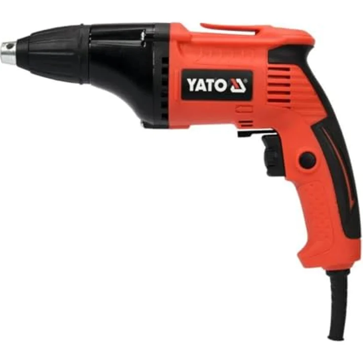 Yato Kabel-Schraubendreher 550W (Yt-82071) - Akkuschrauber mit automatischer Bohrtiefenbegrenzung, Austauschbarem Zusatzkopf – Bild 7
