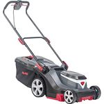 AL-KO Akku-Rasenmäher 38.2 Li Comfort, 38 cm Schnittbreite, Akkufach für bis zu 2 Akkus 18 V Li-Ion, für Rasenflächen bis 300 m², 6-fache zentrale Schnitthöhenverstellung, Schwarz-grau