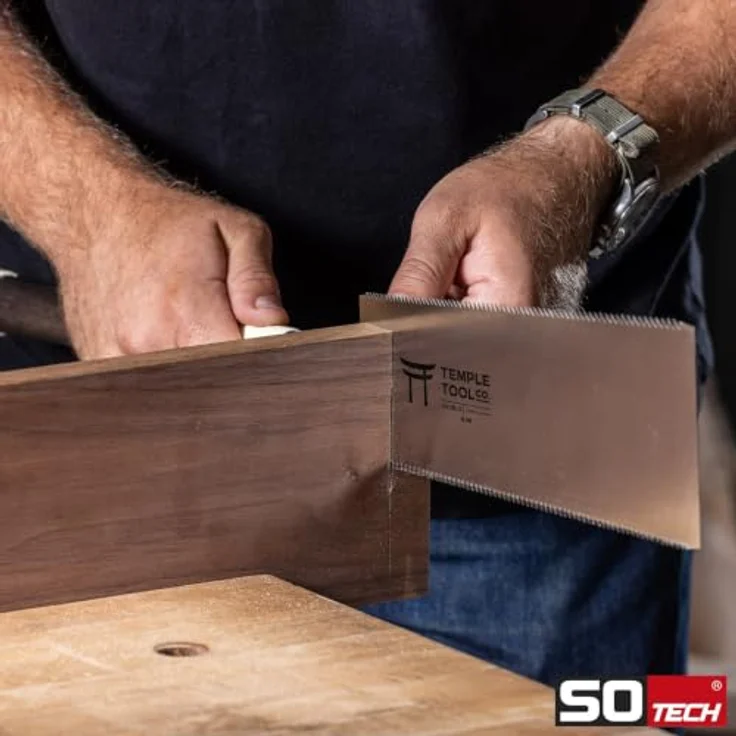 SO-TECH® Ryoba Doppelzugsäge R-240 mm, Ersatzsägeblatt SK85 Kohlenstoffstahl, Längs- und Querschnittverzahnung – Bild 3