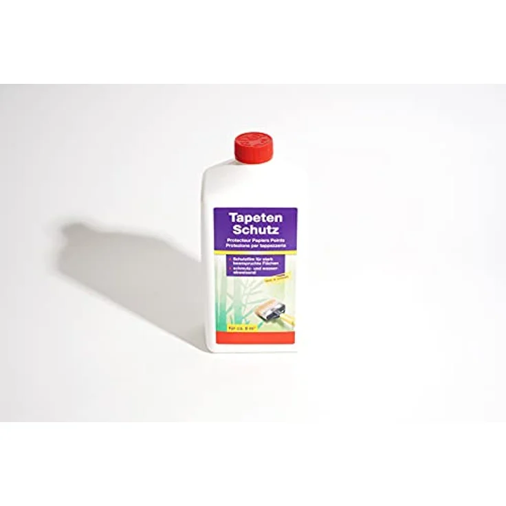 A.S. Création Elefantenhaut Wand- und Tapetenschutz Schutzanstrich für Tapeten für stark beanspruchte Flächen, für innen, schmutz- und wasserabweisend, farblos, 1 L, 909019 – Bild 1