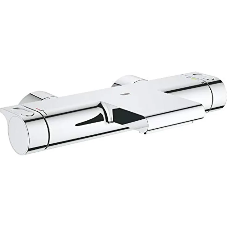 GROHE Grohtherm 2000 - Thermostat- Wannenbatterie (integrierte Wassersparfunktion, XL Wasserfall, Sicherheitssperre bei 38°C) , chrom, 34174001