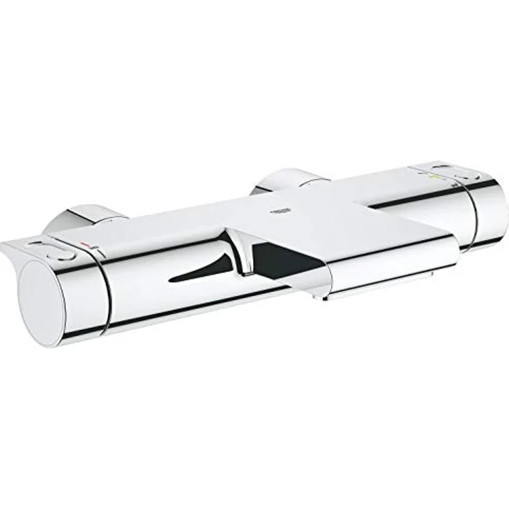 GROHE Grohtherm 2000 - Thermostat- Wannenbatterie (integrierte Wassersparfunktion, XL Wasserfall, Sicherheitssperre bei 38°C) , chrom, 34174001 – Bild 1