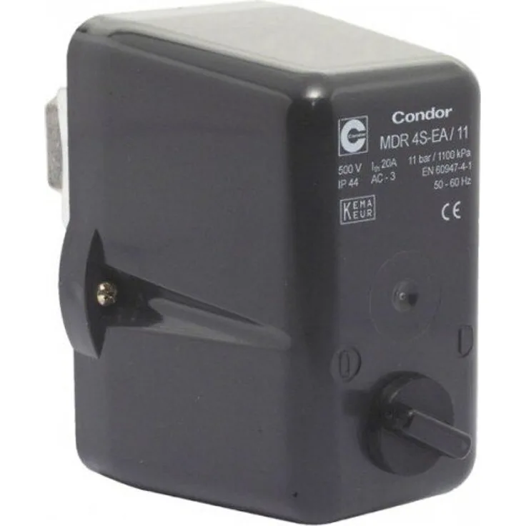ELMAG Druckschalter CONDOR MDR 4/11 bar, 400 Volt, Schutzart IP 44 für Kompressoren bis 5,5 kW
