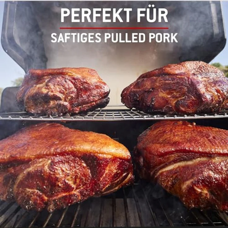 Weber 17616 Wood Chunks Apfelholz, 1,5 kg, dezentes, sáes Aroma, R„uchern, Grillen – Bild 5