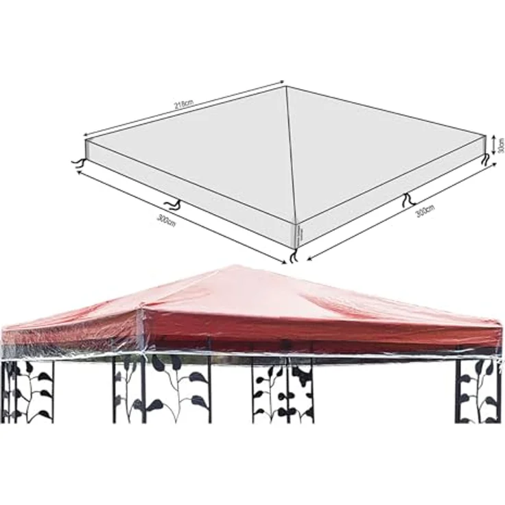 Quick Star Pavillon-Schutzhülle, für 300x300 cm – Bild 6