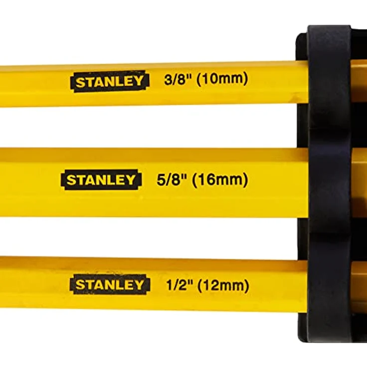 Stanley Präzisionsflachmeissel-Set (3-teilig, Chrom-Vanadium Stahl, 10 x 140 mm, 12 x 150 mm, 16 x 170 mm) 4-18-298 – Bild 4