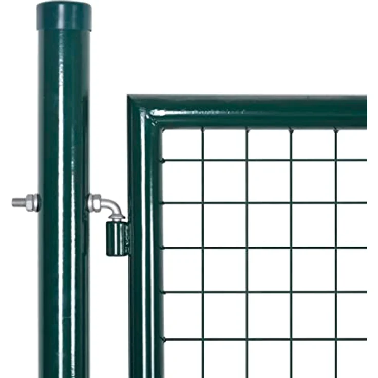 vidalXL Maschendrahtzaun Drahtzaun 289 x 75 cm 306 x 125 cm grün – Bild 4