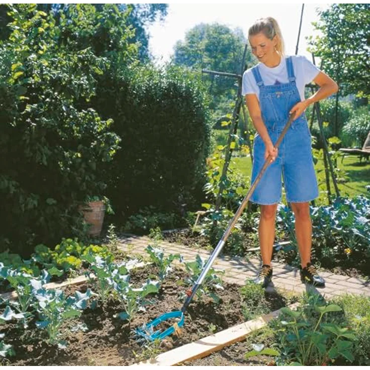 GARDENA combisystem-Sternfräse mit Jätemesser: Gartenfräse zur Saatvorbereitung und Bodenlockerung, 14cm Arbeitsbreite, aus hochwertigem Qualitätsstahl, Duroplast-beschichtet, Räder verzinkt (3195-20) - Preisvergleich – Bild 4