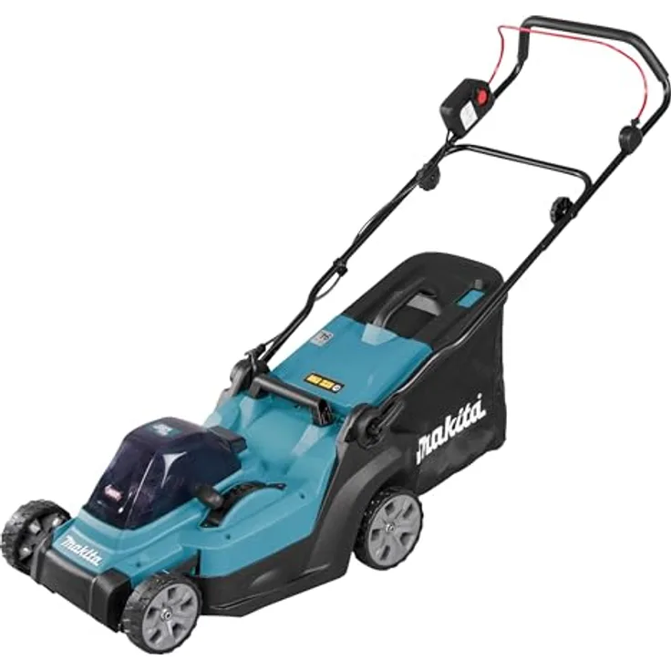 Makita Akku-Rasenmäher 'LM003GZ' 40 V, robust mit LED-Kapazitätsanzeige, platzsparender Lagerung, ohne Akku und Ladegerät