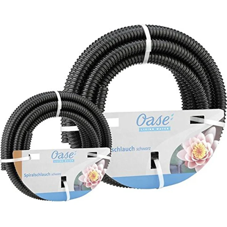 Oase 57529 Spiralschlauch, 5m, Ø 19 mm, flexibler Teichschlauch, Saug- und Pumpenschlauch, schwarz, temperaturbeständig von -15°C bis +50°C, UV-beständig – Bild 3