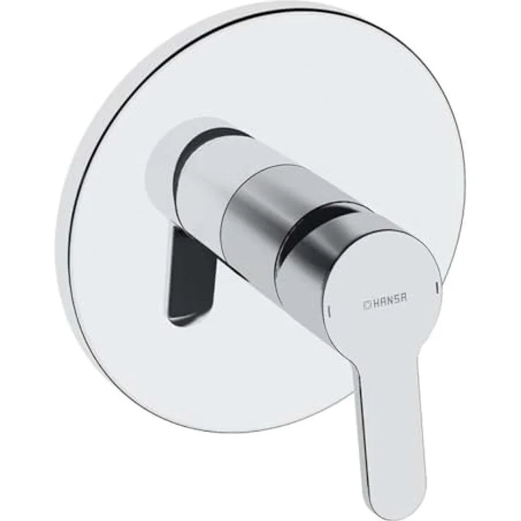 Hansa Primo UP-Brausearmatur, glänzende Unterputzarmatur mit Heißwassersperre und Wassermengenbegrenzung – Bild 1
