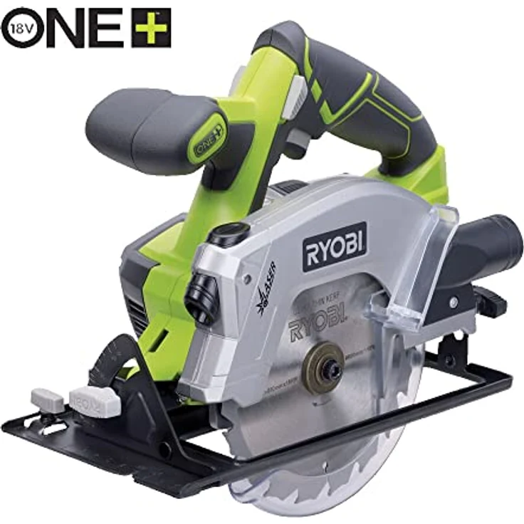 RYOBI - Kombination 4 Werkzeuge, 18 Volt, One+: Bohrmaschine + Stichsäge + Kreissäge + LED-Lampe + 2 Akkus 2,0 Ah + Ladegerät – 1 große Transporttasche – Bild 4