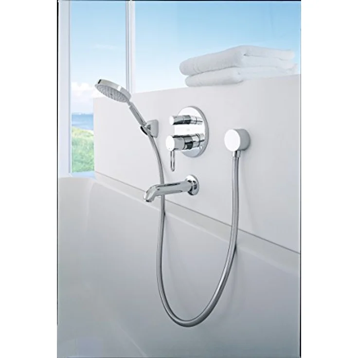 hansgrohe Porter'C Duschkopfhalterung, Chrom, 6.3 x 3.7 x 7.1 cm – Bild 2