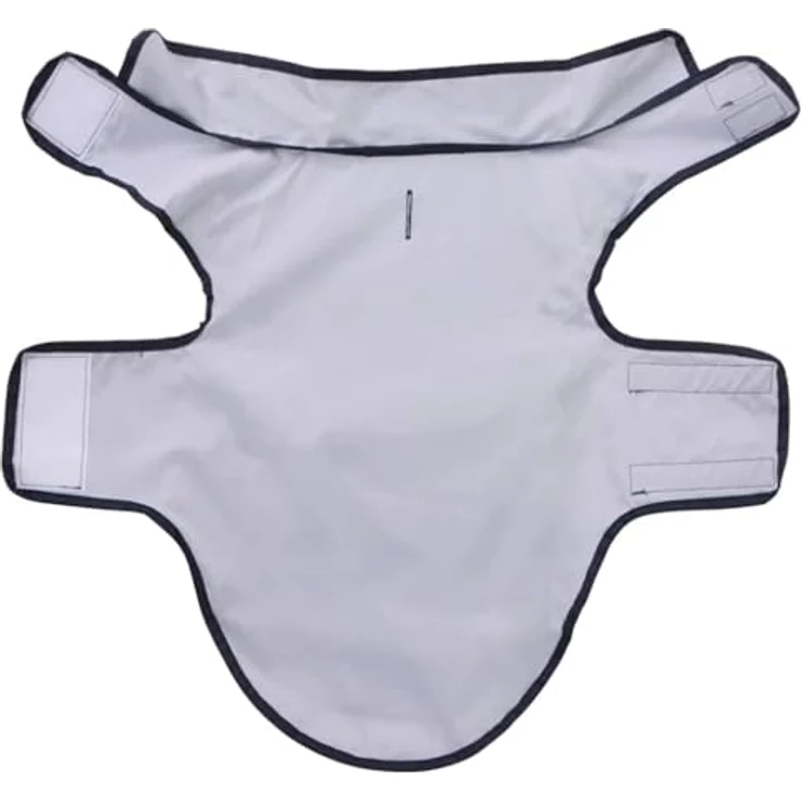 vidaXL Hunde Regenmantel XS, wasserfeste Hundejacke mit Reflexstreifen, marineblau, leicht zu reinigen und bequem – Bild 5
