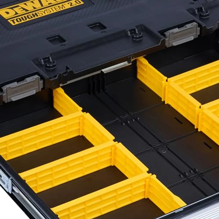 Dewalt ToughSystem dxl Modul mit zwei Schubladen, robuster Kunststoff-Korpus, kompatibel mit ToughSystem 1.0 und 2.0 – Bild 29