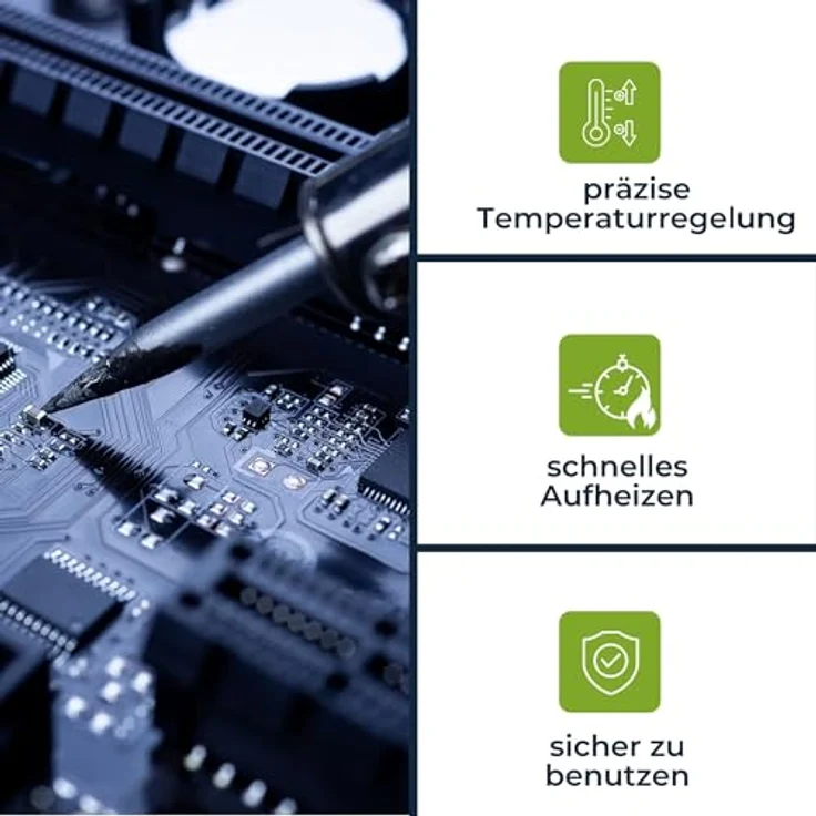 VELLEMAN - VTSSC40N Lötstation digital 48 W plus 150 bis plus 450 °C 420165 – Bild 5