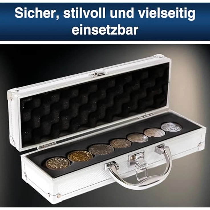 PeakTech Werkzeugkoffer PeakTech P 7250: Aluminium Tragekoffer mit Würfelschaum - idealer Schutz für elektronische Messgeräte – Bild 3