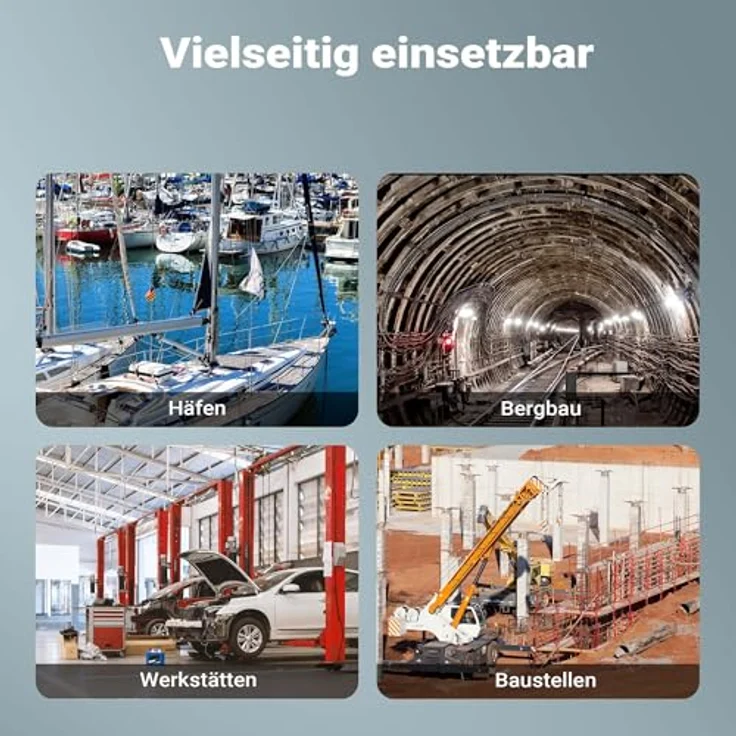 Wiltec Kettenzug 1000Kg 1T 3M, Flaschenzug mit drehbarem Lasthaken und robuster Stahlkonstruktion – Bild 8