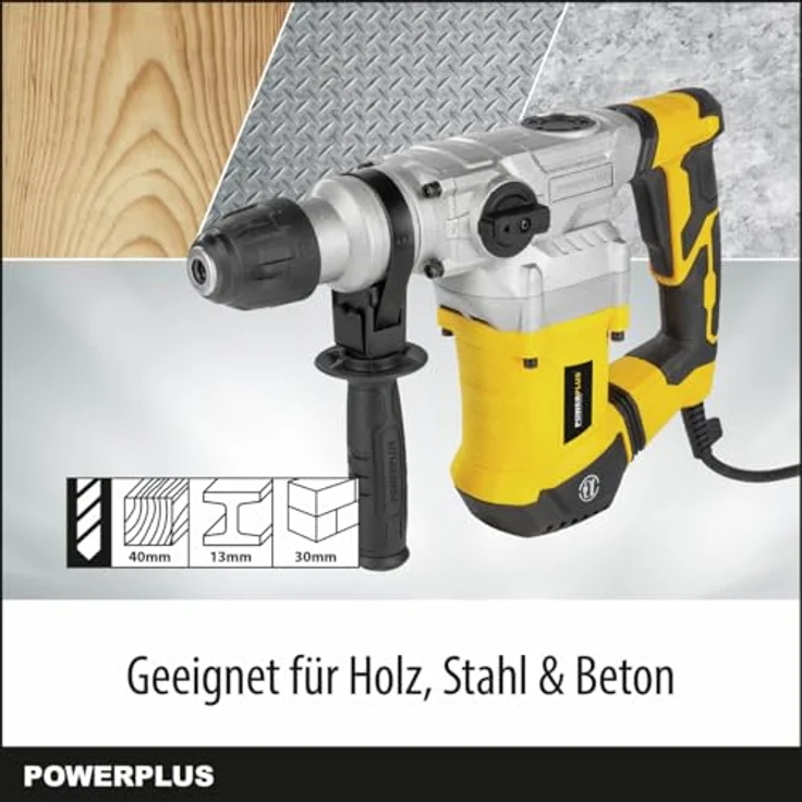 Elektrischer Bohrhammer 1.200 Watt – Bild 4