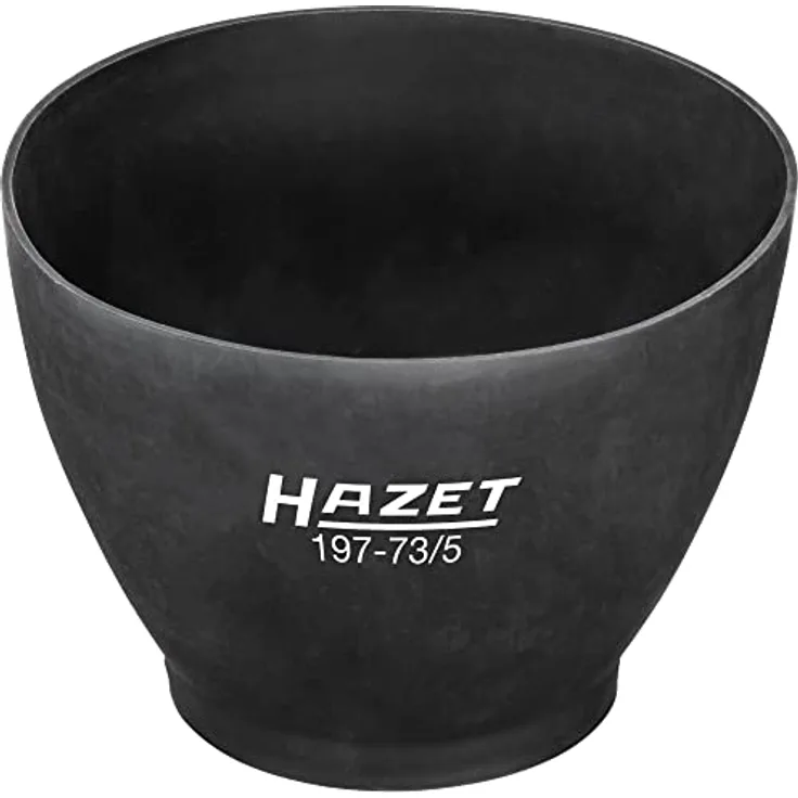 HAZET Gips-Becher Satz 197-73/5 | Inhalt: 5x Gipsbecher | Anrühren von Gips, weicher Gipsbecher aus Gummi – Herausbrechen von harten Gipsresten problemlos möglich - Preisvergleich